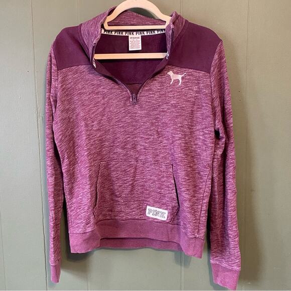 Victorias Secret Sweater Womens Size Medium PINK Gym Lounge Athletic Pullover - Picture 10 of 10